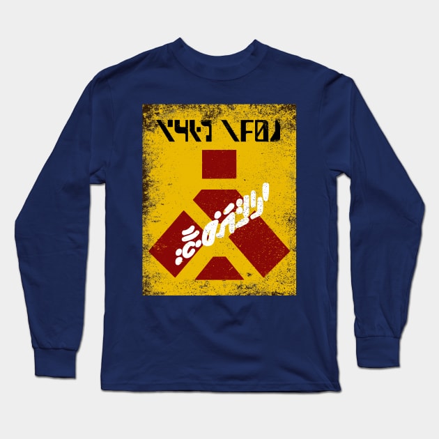 Hoth Warning Sign Long Sleeve T-Shirt by It'sTeeTime